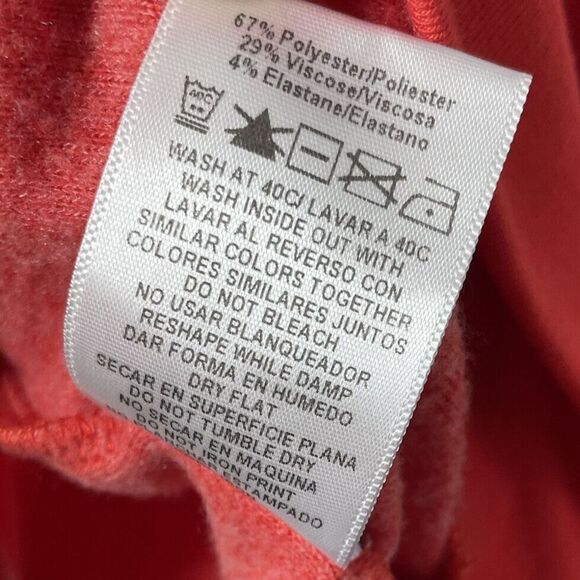 PROJECT SOCIAL T Womens Red California Sweatshirt EUC Lightweight Fleece Small S - Picture 10 of 10